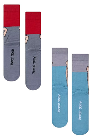 BEAVIS & BUTT-HEAD Men’s 2 Pair Of Socks - Novelty Socks for Less