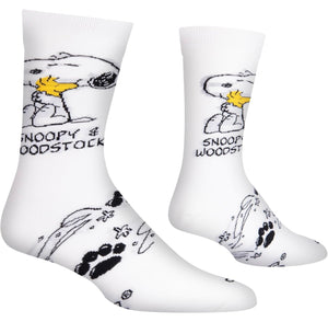 PEANUTS Unisex SNOOPY & WOODSTOCK Socks (CHOOSE SIZE) COOL SOCKS Brand