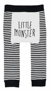 BOOGIE TIGHTS Unisex Baby ‘LITTLE MONSTER’ By Piero Liventi Size 12-24 Months - Novelty Socks And Slippers