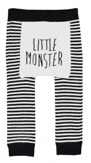 BOOGIE TIGHTS Unisex Baby ‘LITTLE MONSTER’ By Piero Liventi Size 12-24 Months - Novelty Socks And Slippers
