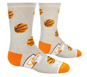 COOL SOCKS Brand Kids Unisex BASKETBALL Socks BASKETBALLS ALL OVER