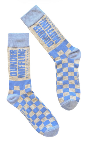 THE OFFICE TV SHOW Men’s DUNDER MIFFLIN PAPER COMPANY Socks (CHOOSE PATTERN) - Novelty Socks And Slippers