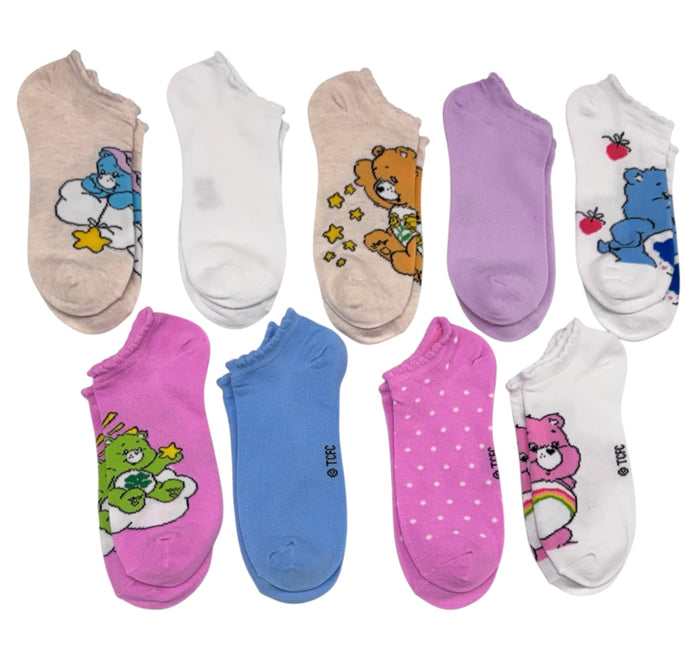 CARE BEARS Ladies 9 Pair Of Low Show Socks