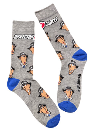 INSPECTOR GADGET Tv Show Men’s Socks PERRI’S Socks Brand - Novelty Socks And Slippers