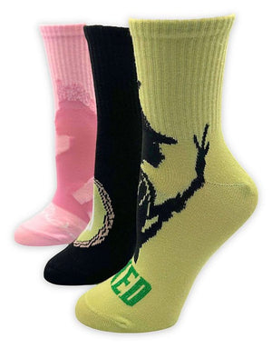 WICKED The Movie Ladies 3 Pair Of Socks - Novelty Socks And Slippers