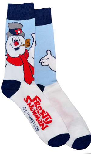 FROSTY THE SNOWMAN Men’s CHRISTMAS Socks - Novelty Socks And Slippers