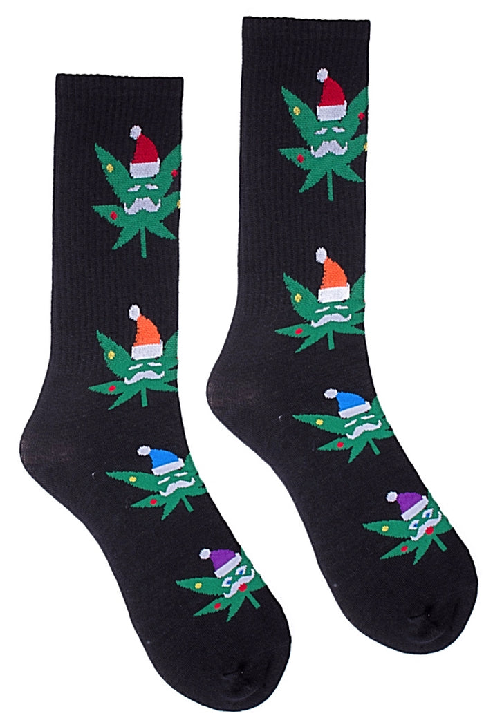 PARQUET Brand Men’s CHRISTMAS MARIJUANA Socks