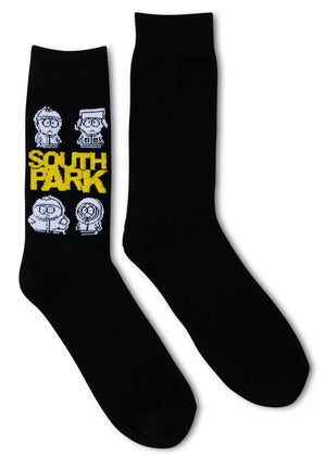 SOUTH PARK Men’s 2 Pair Of Socks Kyle, Eric, Stan, Kenny - Novelty Socks And Slippers