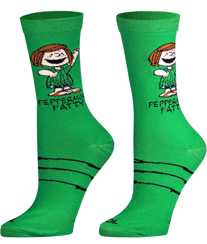 PEANUTS Unisex PEPPERMINT PATTY Socks COOL SOCKS Brand Medium Feet