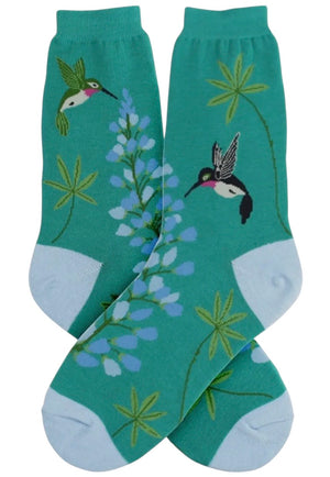 HUMMINGBIRDS Ladies Socks FOOT TRAFFIC Brand - Novelty Socks And Slippers