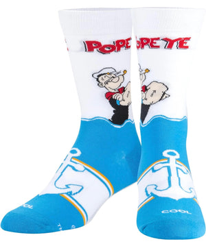 POPEYE THE SAILOR Men's Socks WITH ANCHOR COOL SOCKS BRAND - Novelty Socks And Slippers