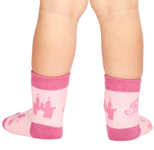 SOCK IT TO ME BRAND TODDLER GIRL PRINCESS NON-SLIP GRIP SOCKS