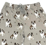 COMFIES UNISEX BULLDOG PAJAMA BOTTOMS E&S PETS (CHOOSE SIZE) - Novelty Socks And Slippers