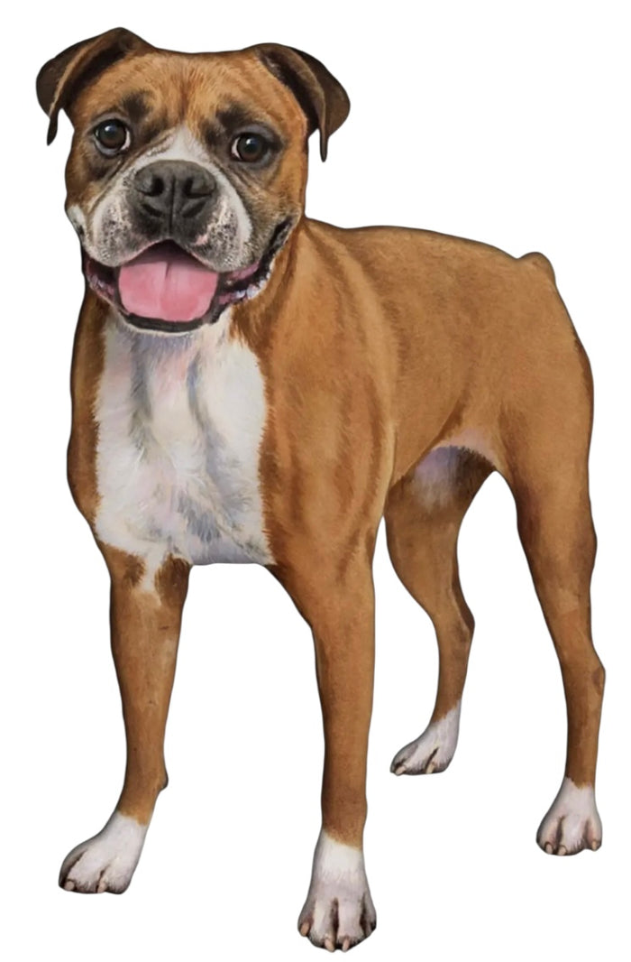 BOXER Dog Vinyl Sticker By E&S Pets