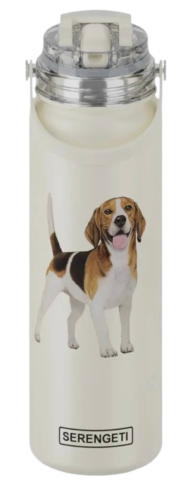 BEAGLE Dog Stainless Steel 24 Oz. Water Bottle SERENGETI Brand By E&S PETS