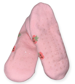 STRAWBERRY SHORTCAKE Ladies Shortie Gripper Bottom Slipper Socks