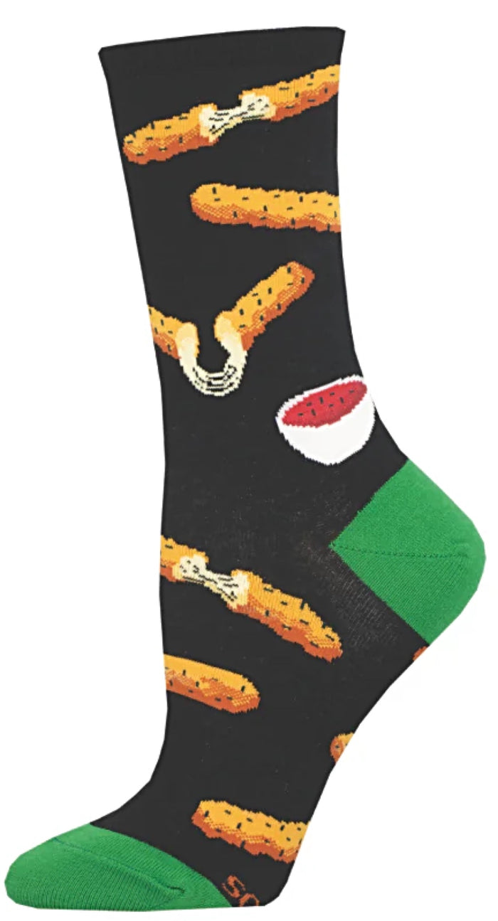 MOZZARELLA STICKS Ladies Socks SOCKSMITH Brand