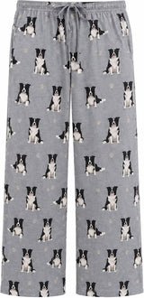 BORDER COLLIE Dog Adult Unisex PAJAMA BOTTOMS COMFIES Brand By E&S PETS (CHOOSE SIZE)