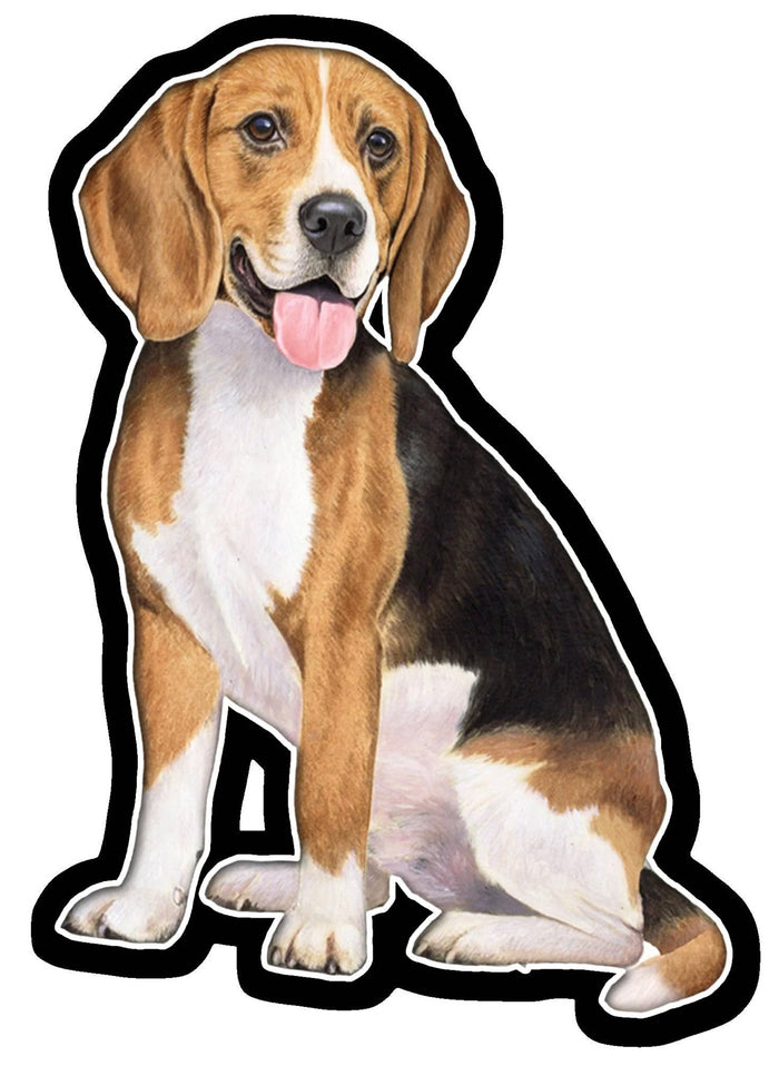 BEAGLE Dog Vinyl Sticker By E&S Pets