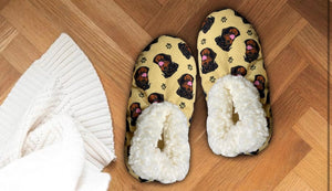 COMFIES BRAND Ladies ROTTWEILER DOG Non-Skid Slippers