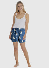 COMFIES LOUNGE PJ SHORTS Ladies JACK RUSSELL Dog By E&S PETS - Novelty Socks And Slippers