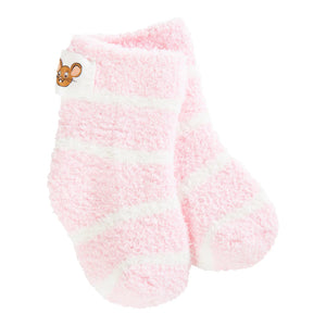 COTTON CANDY STRIPE Cozy Unisex Infant Crew Socks WORLD’S SOFTEST SOCKS Brand - Novelty Socks And Slippers