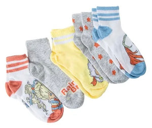 RAINBOW BRITE Ladies 5 Pair Of Socks With TWINK - Novelty Socks And Slippers