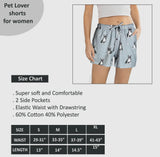 COMFIES LOUNGE PJ SHORTS Ladies BOSTON TERRIER Dog By E&S PETS - Novelty Socks And Slippers