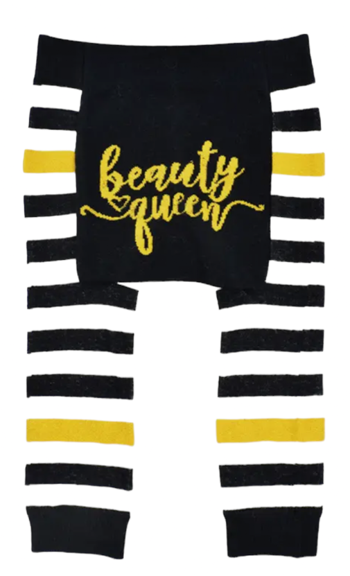 BOOGIE TIGHTS Unisex Baby ‘BEAUTY QUEEN’ By Piero Liventi (CHOOSE SIZE) - Novelty Socks And Slippers