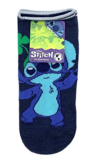 DISNEY LILO & STITCH Ladies 3 Pair of ST. PATRICKS DAY No Show Socks ‘KISS ME’ - Novelty Socks And Slippers