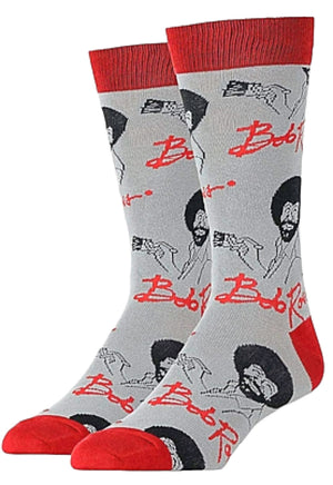 BOB ROSS Men’s Socks ‘IT’S BOB ROSS’ OOOH YEAH Brand - Novelty Socks for Less