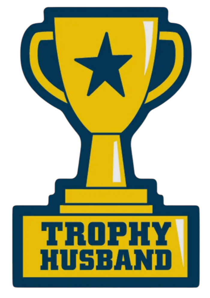 FUNATIC Brand TROPHY HUSBAND Vinyl Sticker