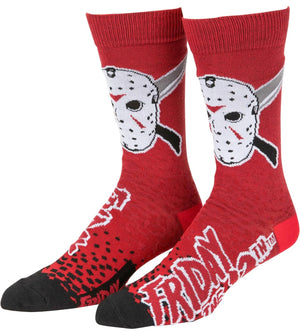 HORROR Movie Men’s 6 Pack Gift Set Of Socks PENNYWISE, JASON VOORHEES & FREDDY KRUEGER - Novelty Socks And Slippers