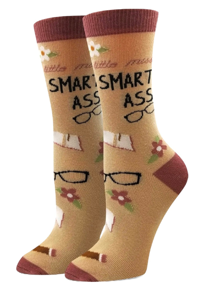 LITTLE MISS SMART ASS Ladies Socks Sock Harbor Brand