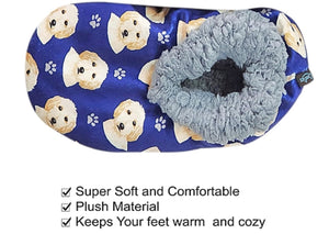 COMFIES BRAND Ladies GOLDENDOODLE DOG Non-Skid Slippers - Novelty Socks for Less