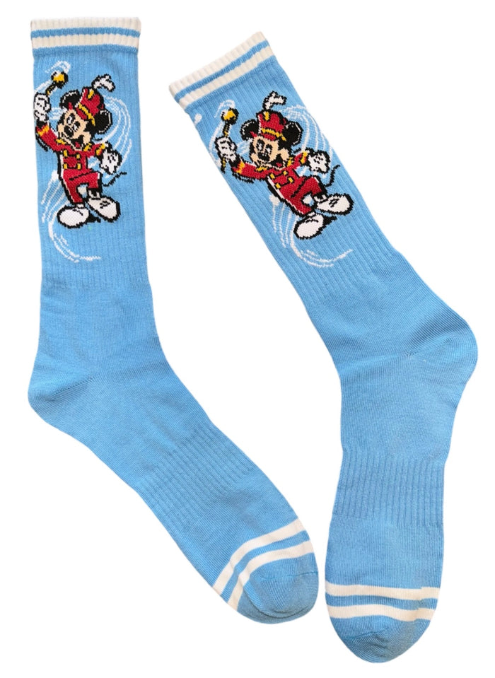 DISNEY 100 Men’s BAND LEADER MICKEY MOUSE Socks RED MARCHING BAND SUIT