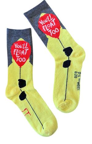IT THE MOVIE Ladies HALLOWEEN Socks PENNYWISE - Novelty Socks And Slippers