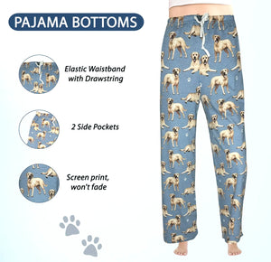 COMFIES UNISEX YELLOW LABRADOR PAJAMA BOTTOMS, E&S PETS (CHOOSE SIZE)