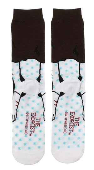 THE EXORCIST Men’s POSESSED REGAN 360 Socks BIOWORLD Brand