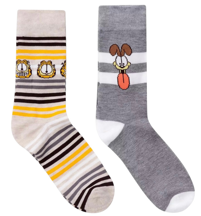 GARFIELD & ODIE Men’s 2 Pair Of Socks NICKELODEON