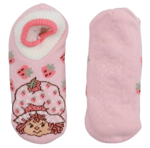 STRAWBERRY SHORTCAKE Ladies Shortie Gripper Bottom Slipper Socks