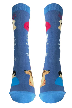 LIFE IS BETTER Brand Unisex LIFE IS BETTER WITH A DOG Socks By E&S Pets