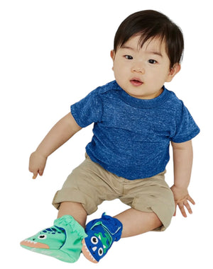 PALS SOCKS Brand Unisex T-REX & TRICERATOPS BABY BOOTIES (CHOOSE SIZE)