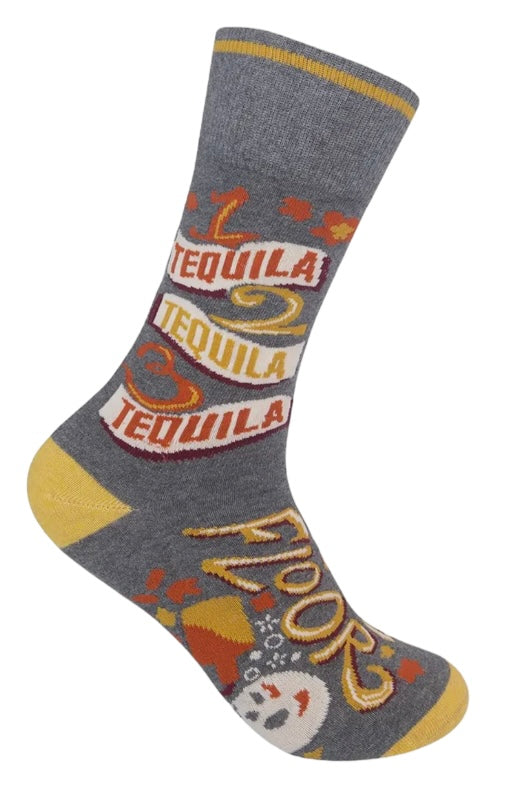 FUNATIC Brand Unisex TEQUILA Socks '1 TEQUILA 2 TEQUILA 3 TEQUILA FLOOR'