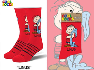 PEANUTS Unisex LINUS & HIS BLANKET Socks COOL SOCKS Brand - Novelty Socks for Less