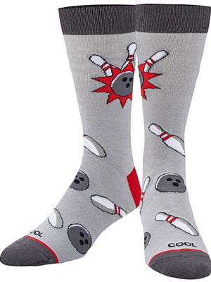 COOL SOCKS Brand Men’s BOWLING Socks - Novelty Socks for Less