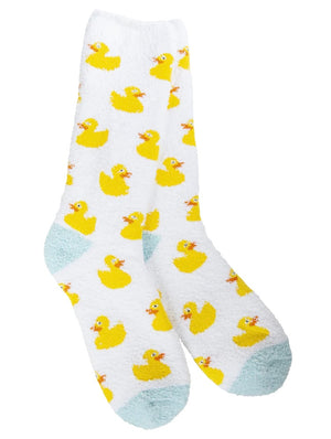 YELLOW BABY CHICK Ladies Soft Cozy Socks WORLD’S SOFTEST SOCKS Brand - Novelty Socks And Slippers
