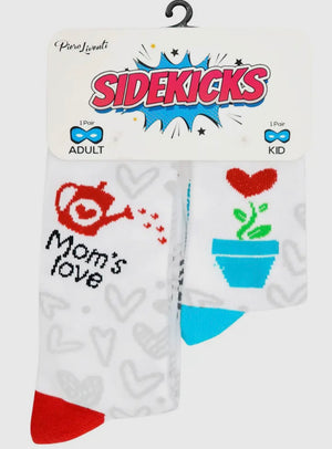 SIDEKICKS By PIERO Liventi Mom & Child Sock Set MOM’S LOVE