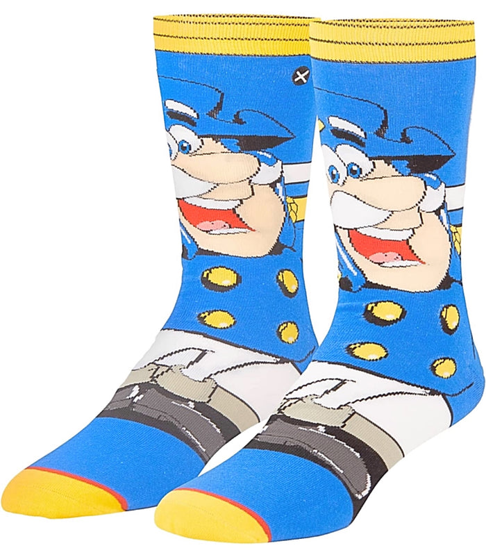 CAP’N CRUNCH CEREAL MEN’S 360 SOCKS ODD SOX BRAND