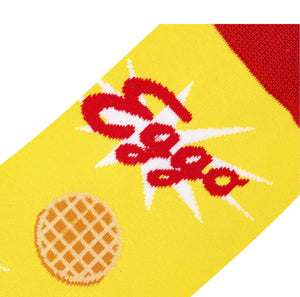 EGGO WAFFLES Men’s Socks COOL SOCKS Brand - Novelty Socks And Slippers